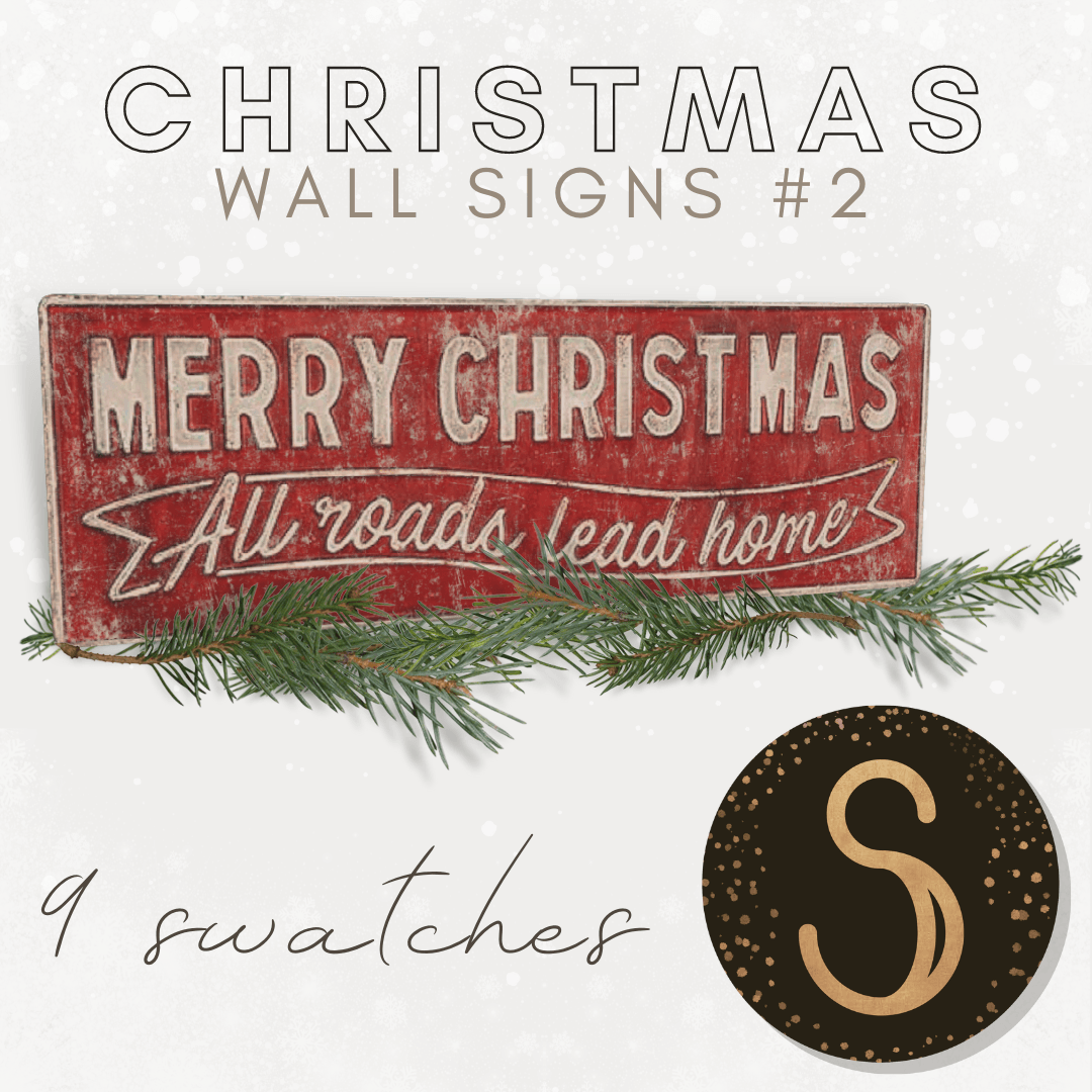 Christmas 2023 - Wall & standing signs #2