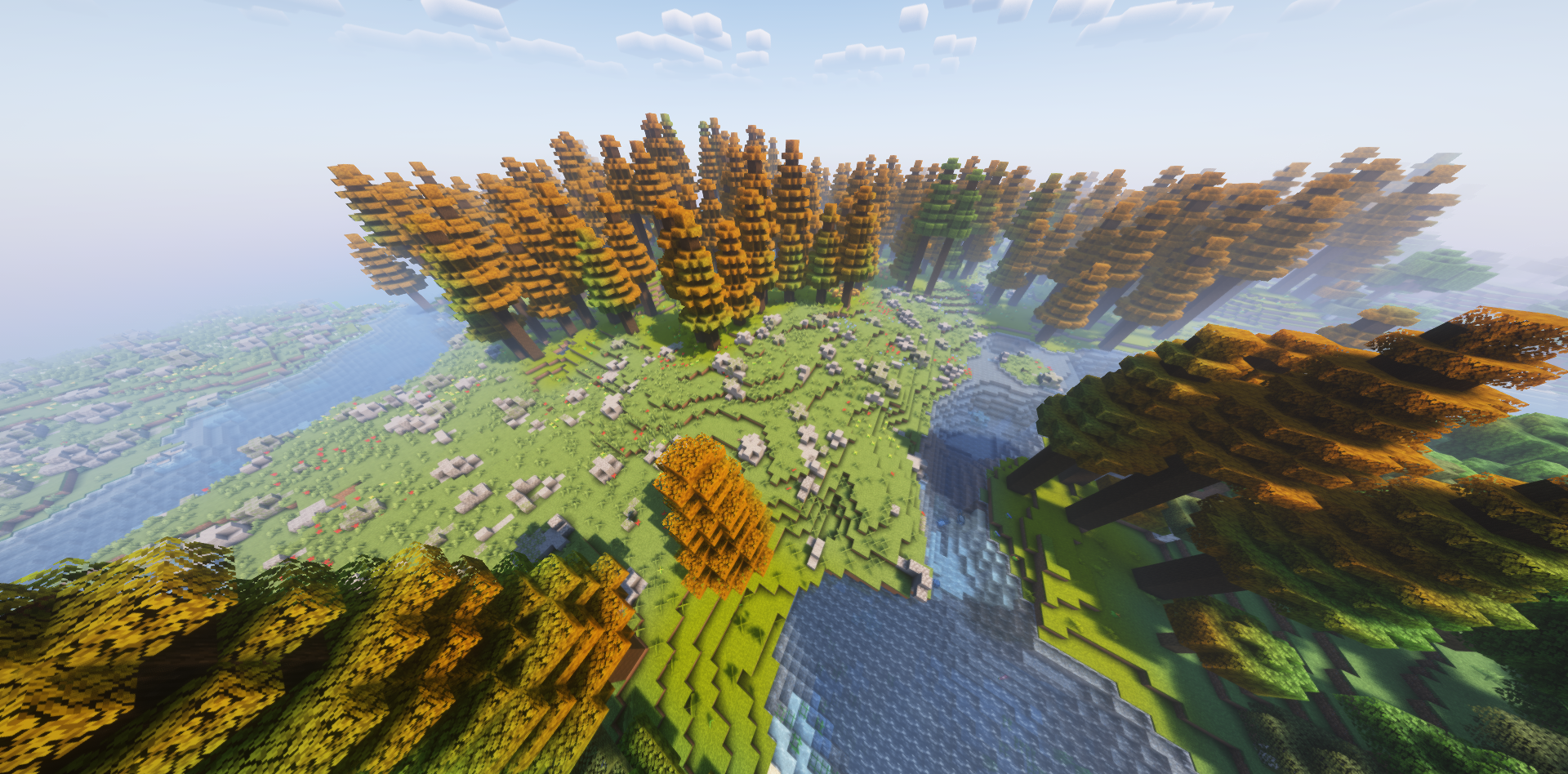 Autumn Forest X Rocky Fields (Shaders)