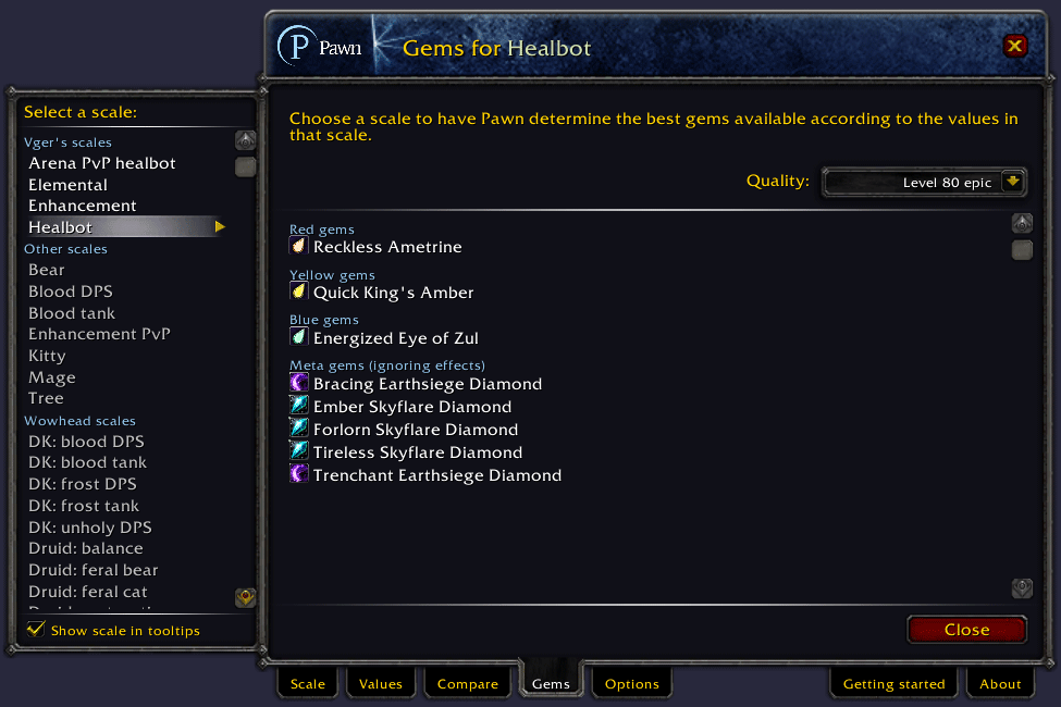 Pawn - Screenshots - World of Warcraft Addons - CurseForge