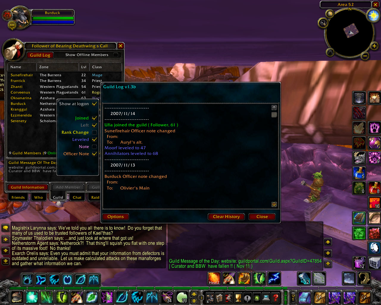 Guild Log - World of Warcraft Addons - CurseForge