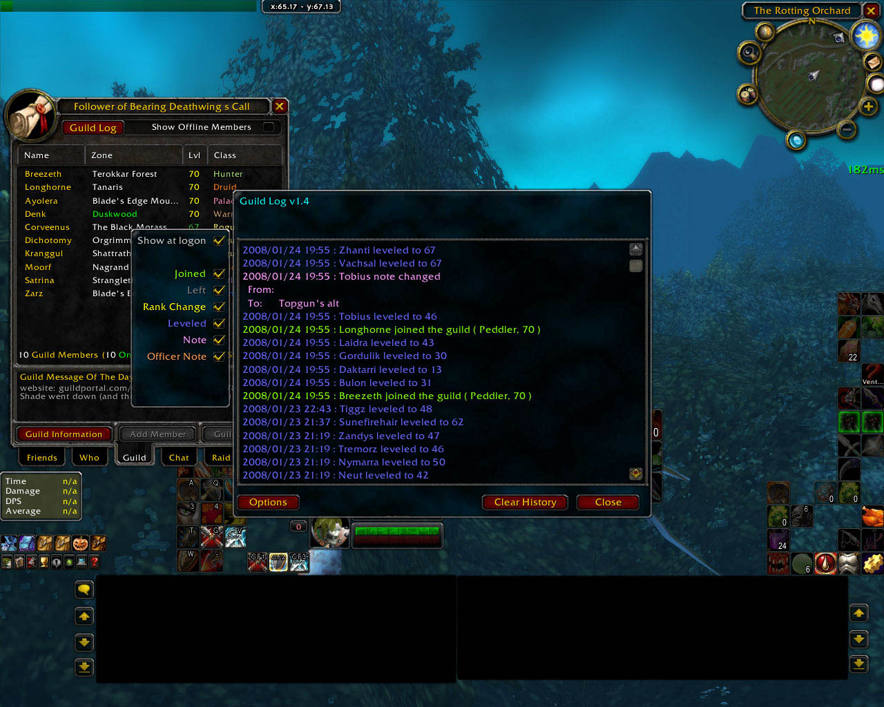 Guild Log - World of Warcraft Addons - CurseForge