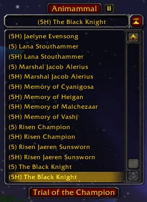 <p>Frame for display of all enemies with statistics to view.</p>