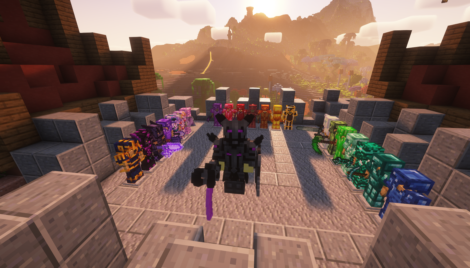 Thumbnail Collecting equipment can be a very fun side quest in Essencia, this is just a small part of the armors you can find and craft