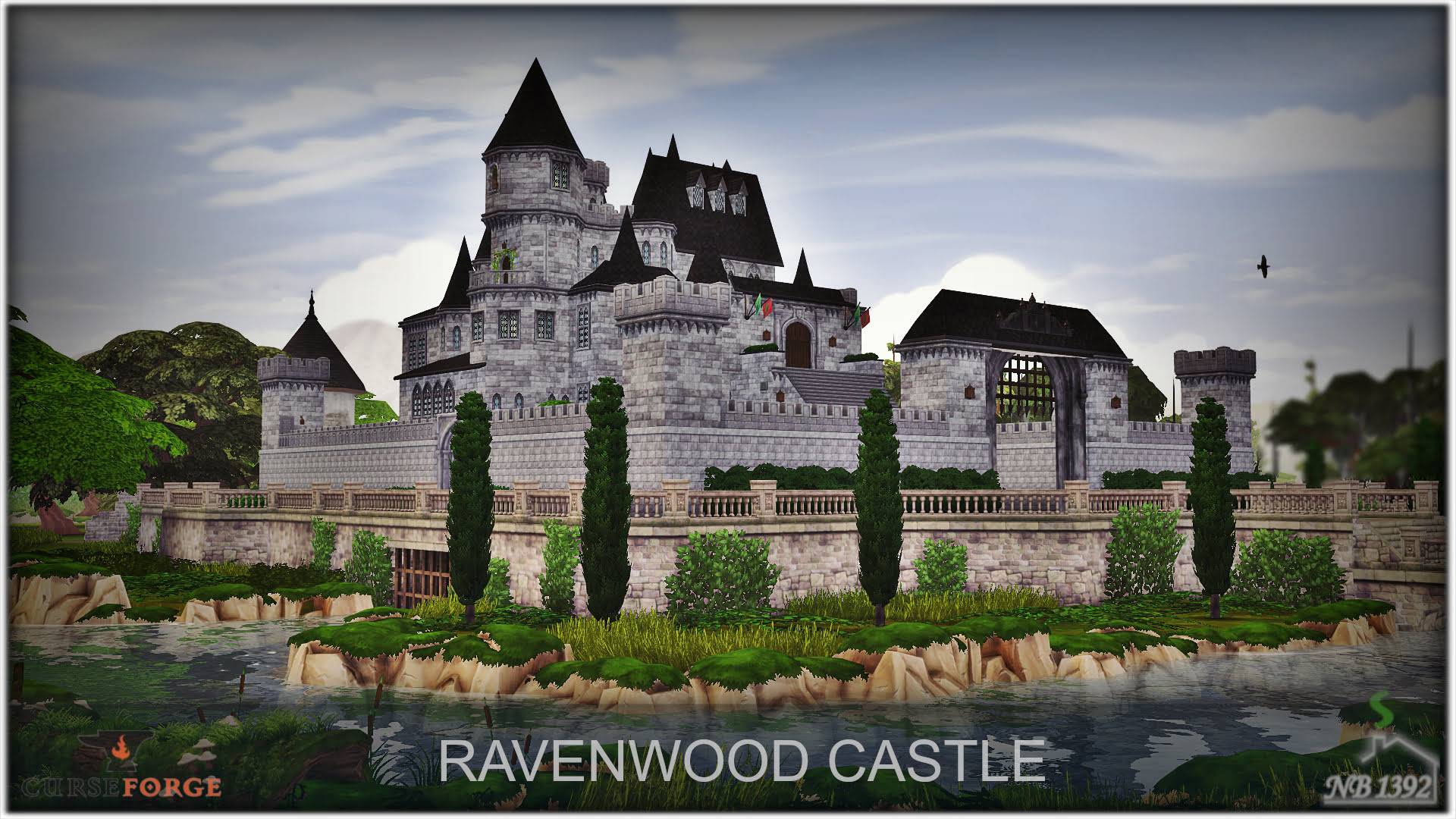 Ravenwood Castle (No CC!) - The Sims 4 Rooms / Lots - CurseForge