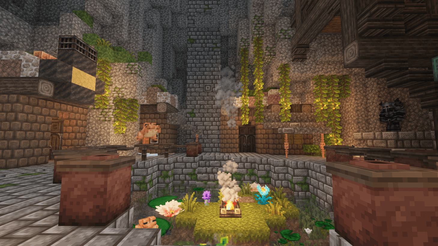 We added some naturals mods, so the modpack feel as lively as possible... Dont' you think so ?
