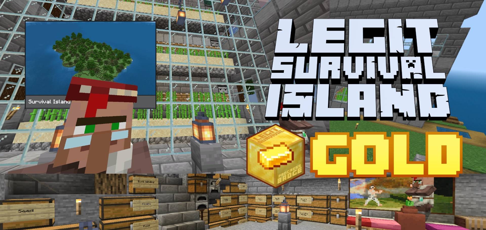 Legit Survival Island GOLD Edition - Gallery - Minecraft Bedrock Maps ...