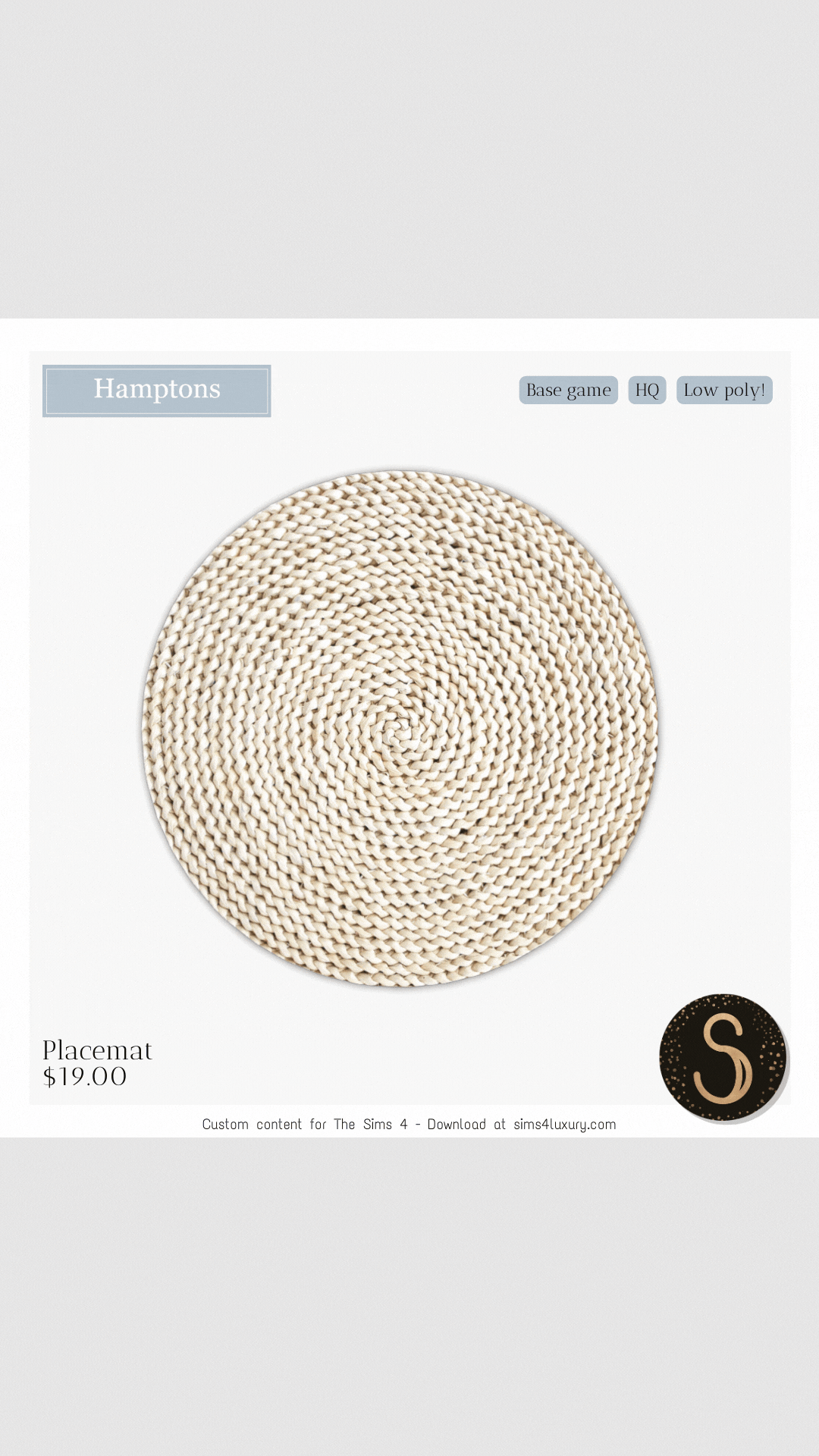 Hamptons 2024 - Placemats