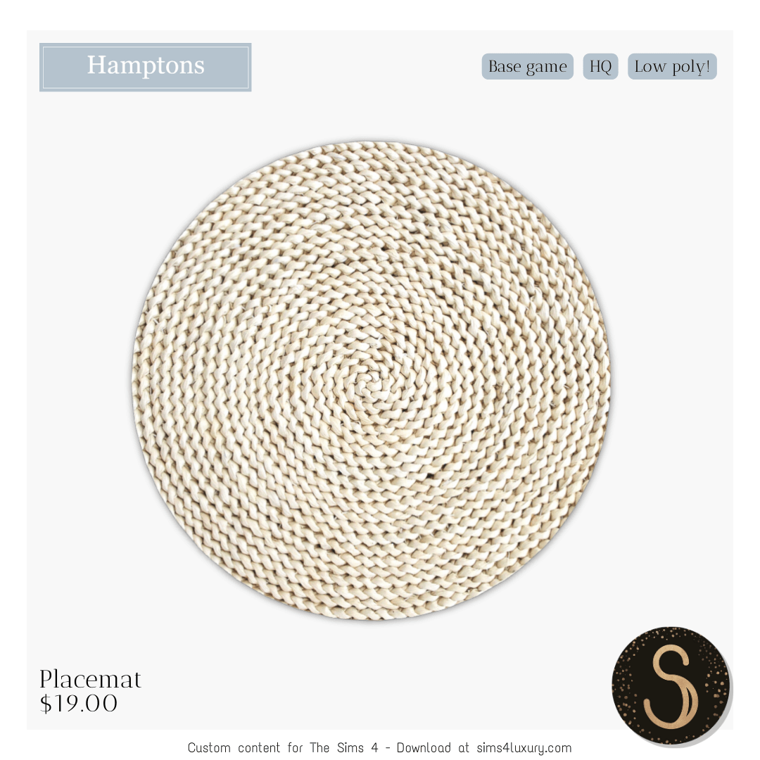 Hamptons 2024 - Placemats