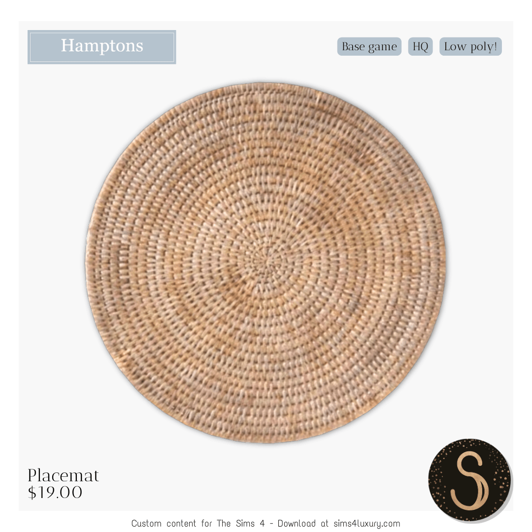 Hamptons 2024 - Placemats