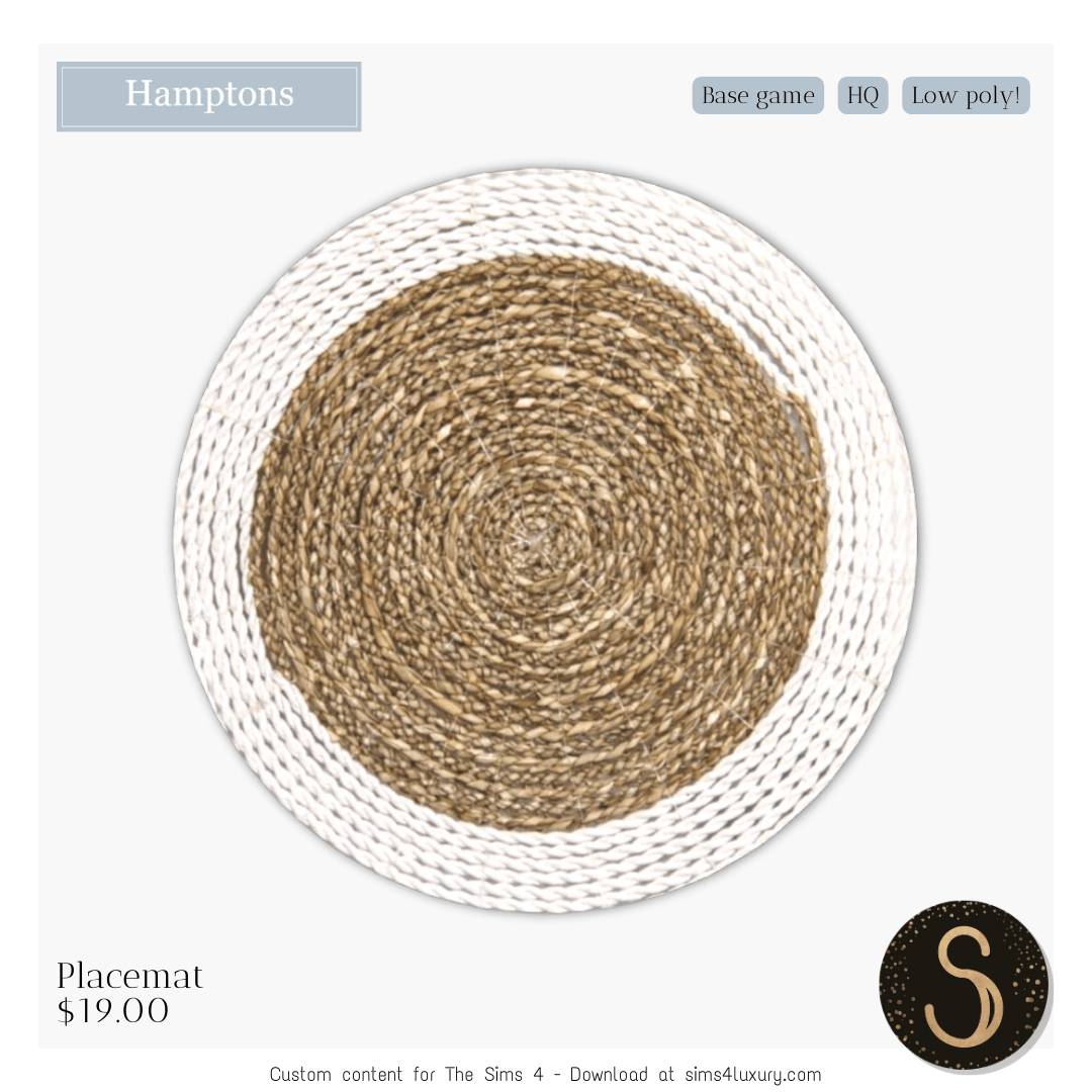 Hamptons 2024 - Placemats