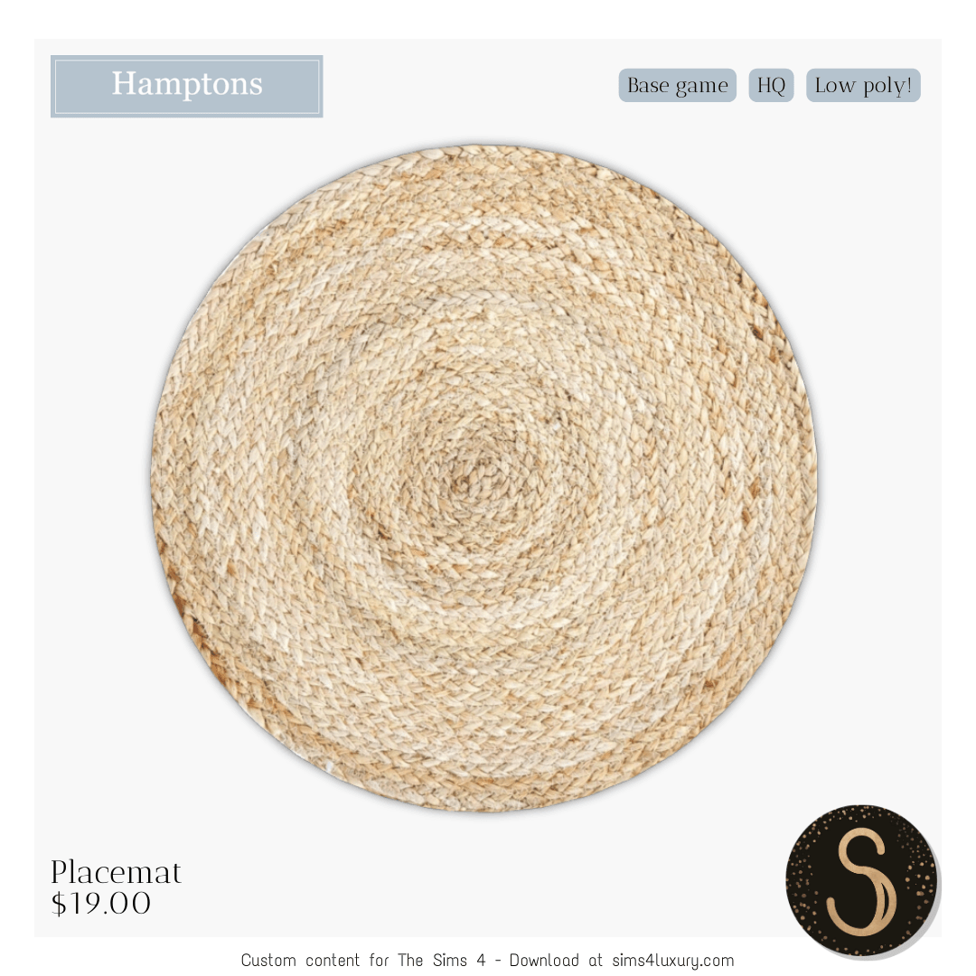 Hamptons 2024 - Placemats