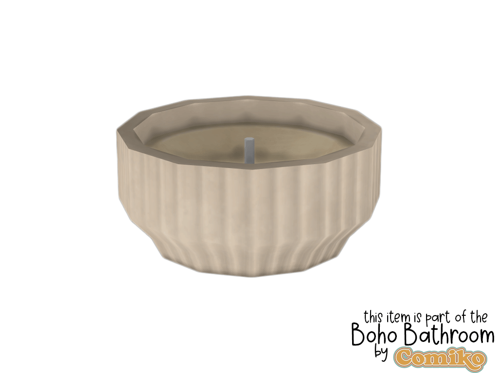 Comiko Bathroom Boho Candle Screenshots The Sims 4 Build / Buy