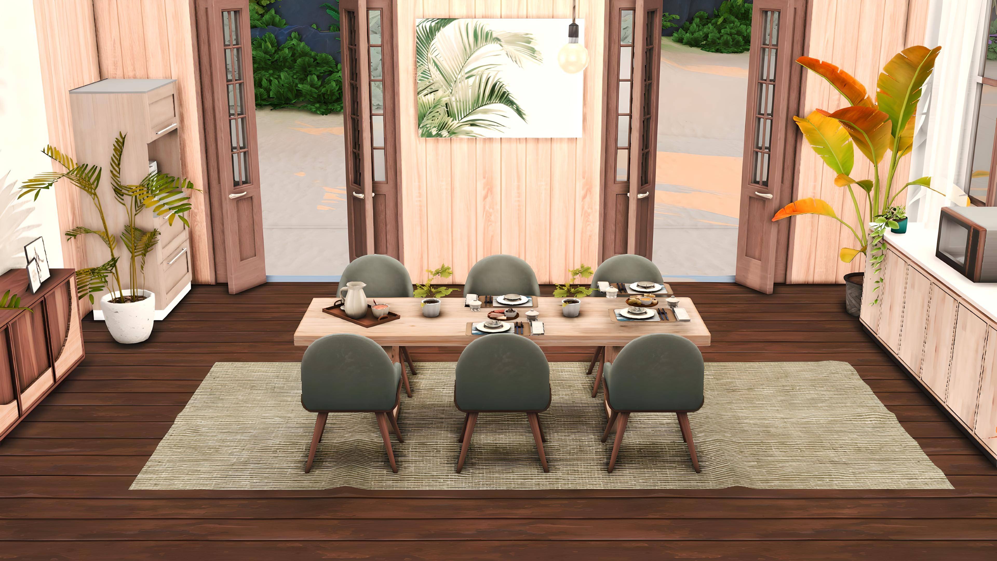 Memina Dining Room - Gallery - The Sims 4 Rooms / Lots - CurseForge