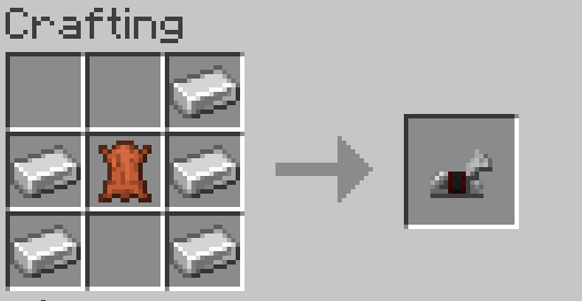 Iron horse armor recipe