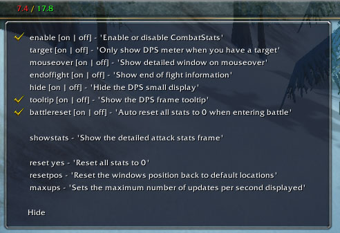 <p>menus</p>