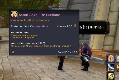 Total RP 3's tooltip skinned and anchored on the mouse with TipTac
