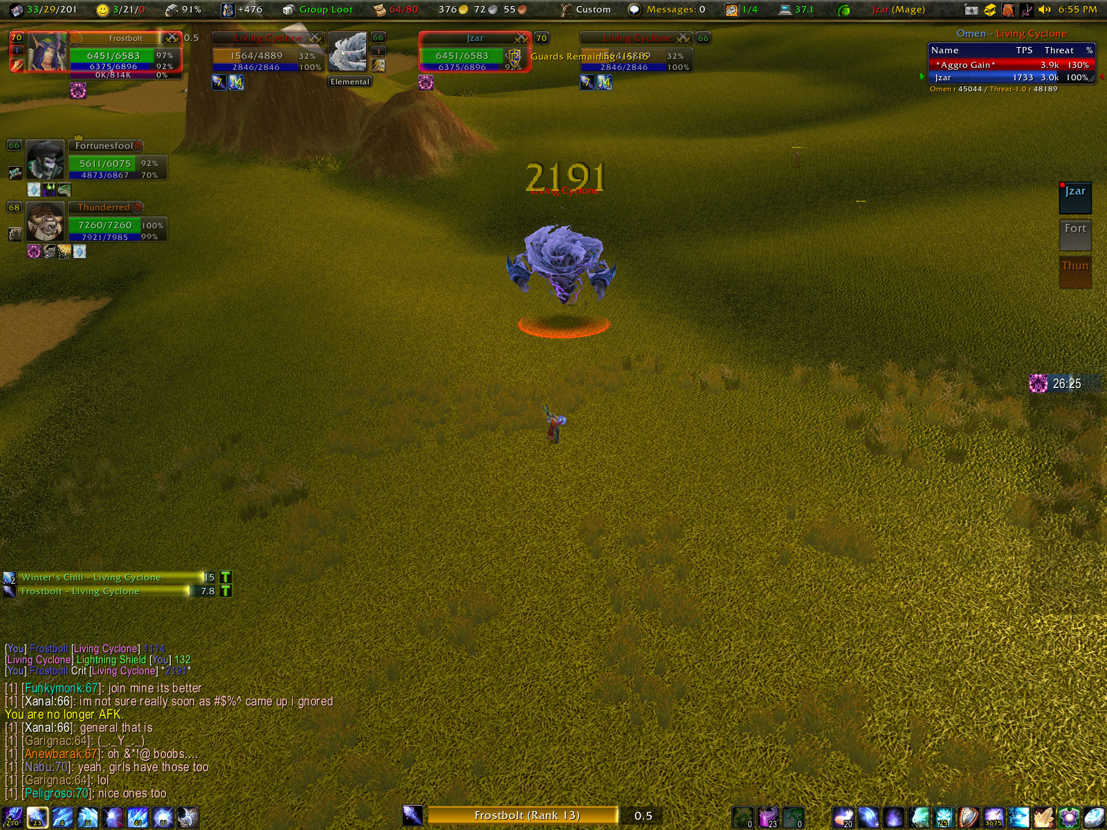 <p>My UI in battle</p>