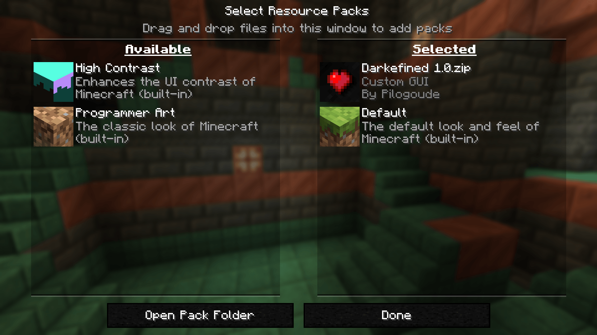 Thumbnail Transparent background (24w09a (1.20.5) or higher)