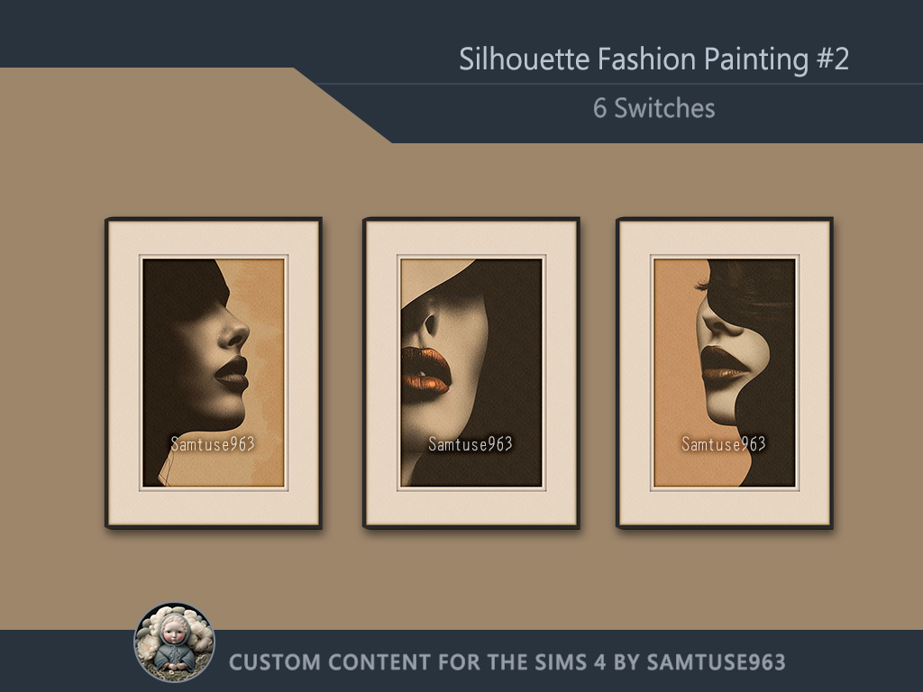 Silhouette Fashion Painting #2 Sellable Extra A Samtuse963