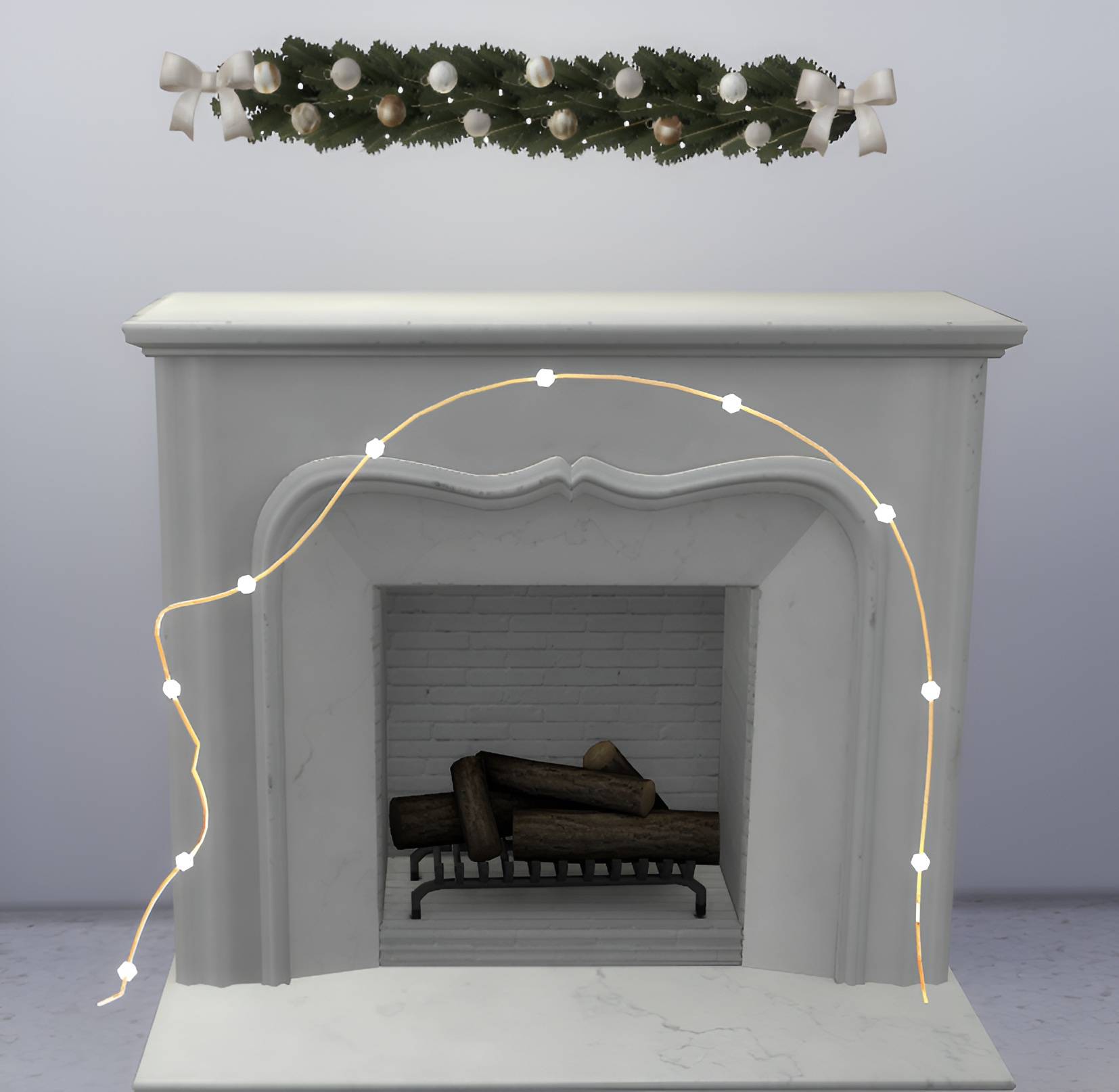 Fireplace string lights #2