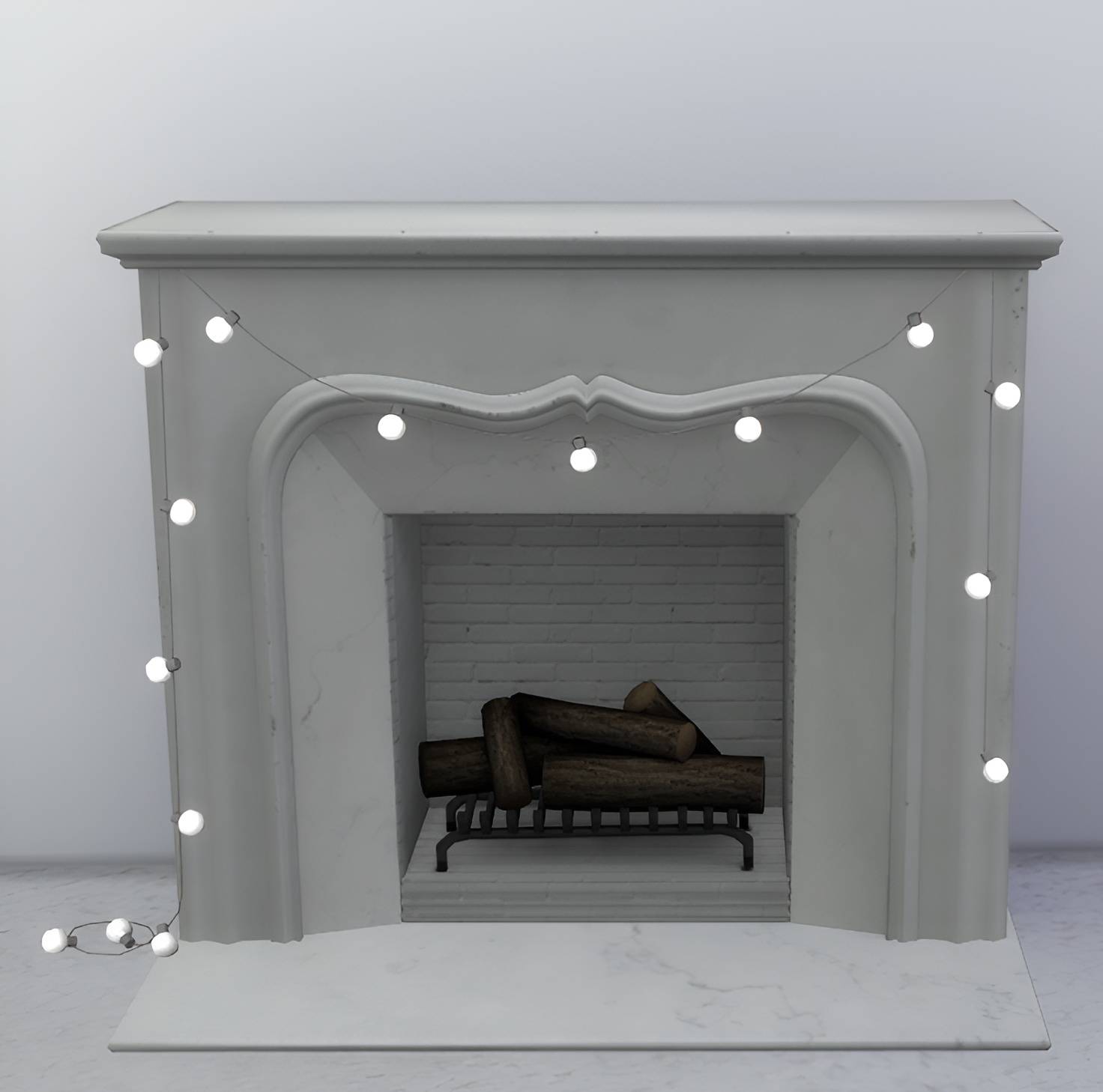 Fireplace string lights #1