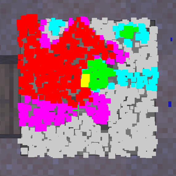 Thumbnail Radar block in the "relative velocity" mode.