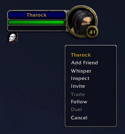 <p>Right click menu</p>