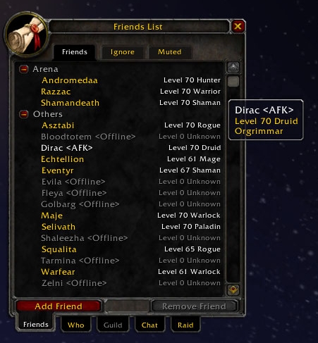 <p>Enhanced Friends List</p>