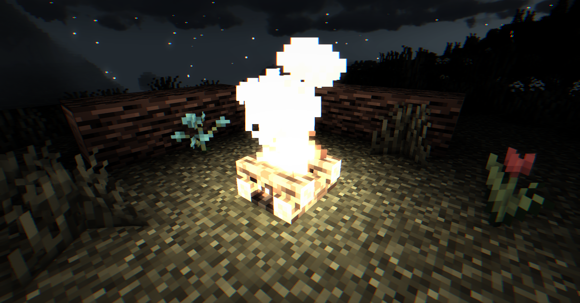Thumbnail A player next to a campfire in hopes of becoming more sane.