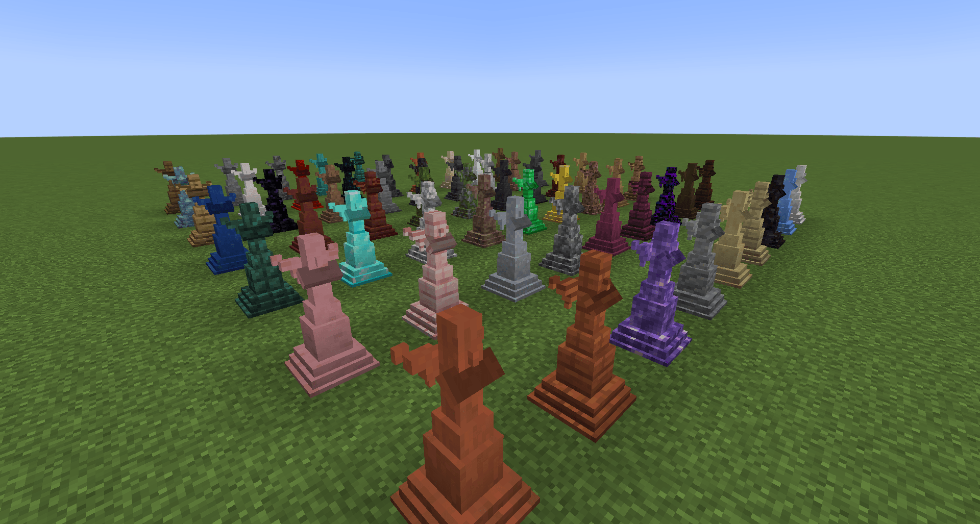 Resurrection Statues in various textures