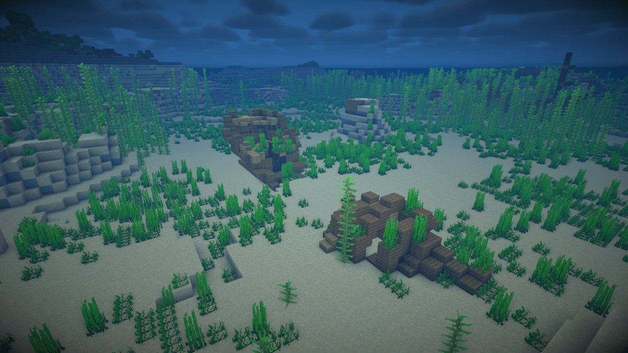 Thumbnail Shipwrecks can generate with missing pieces disconnected from the main wreck