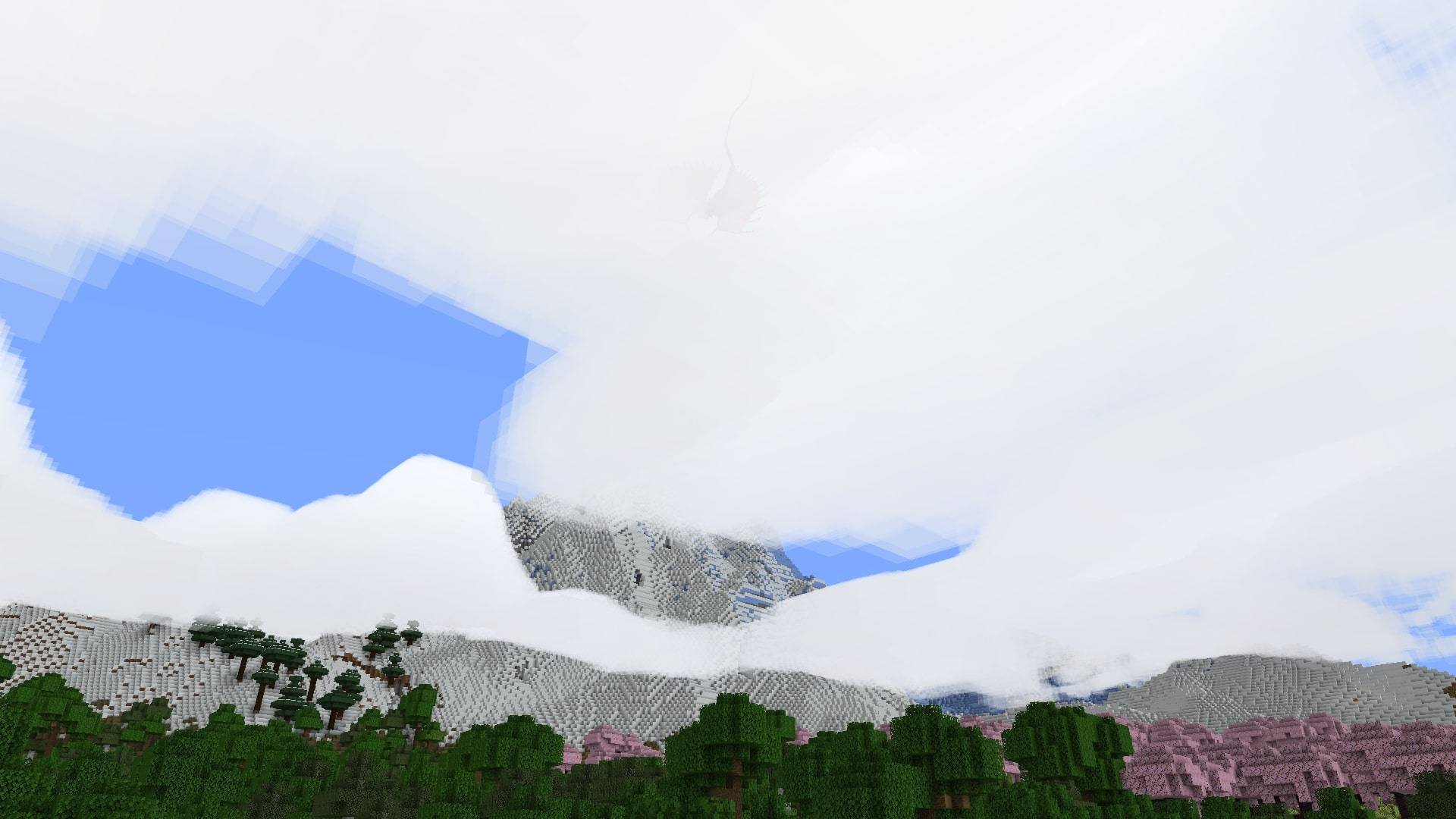 Some dragons are a little shy up in the clouds