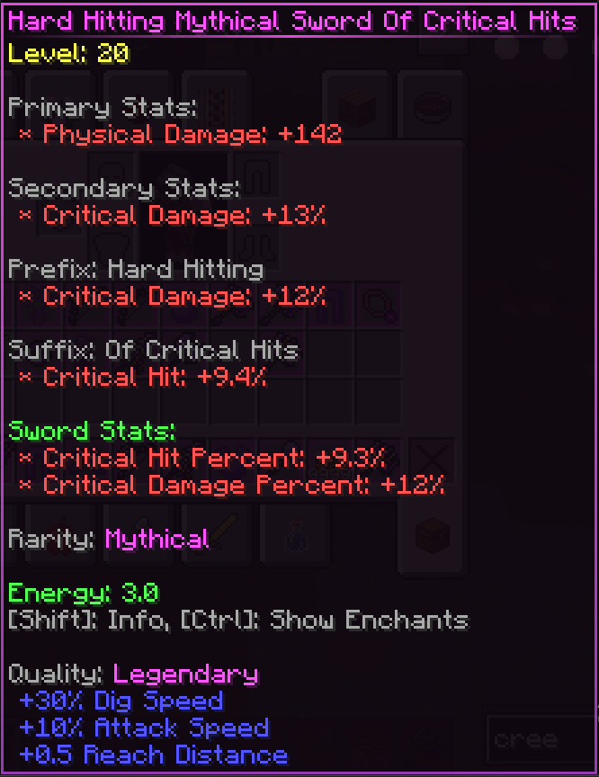 insane critical damage roll