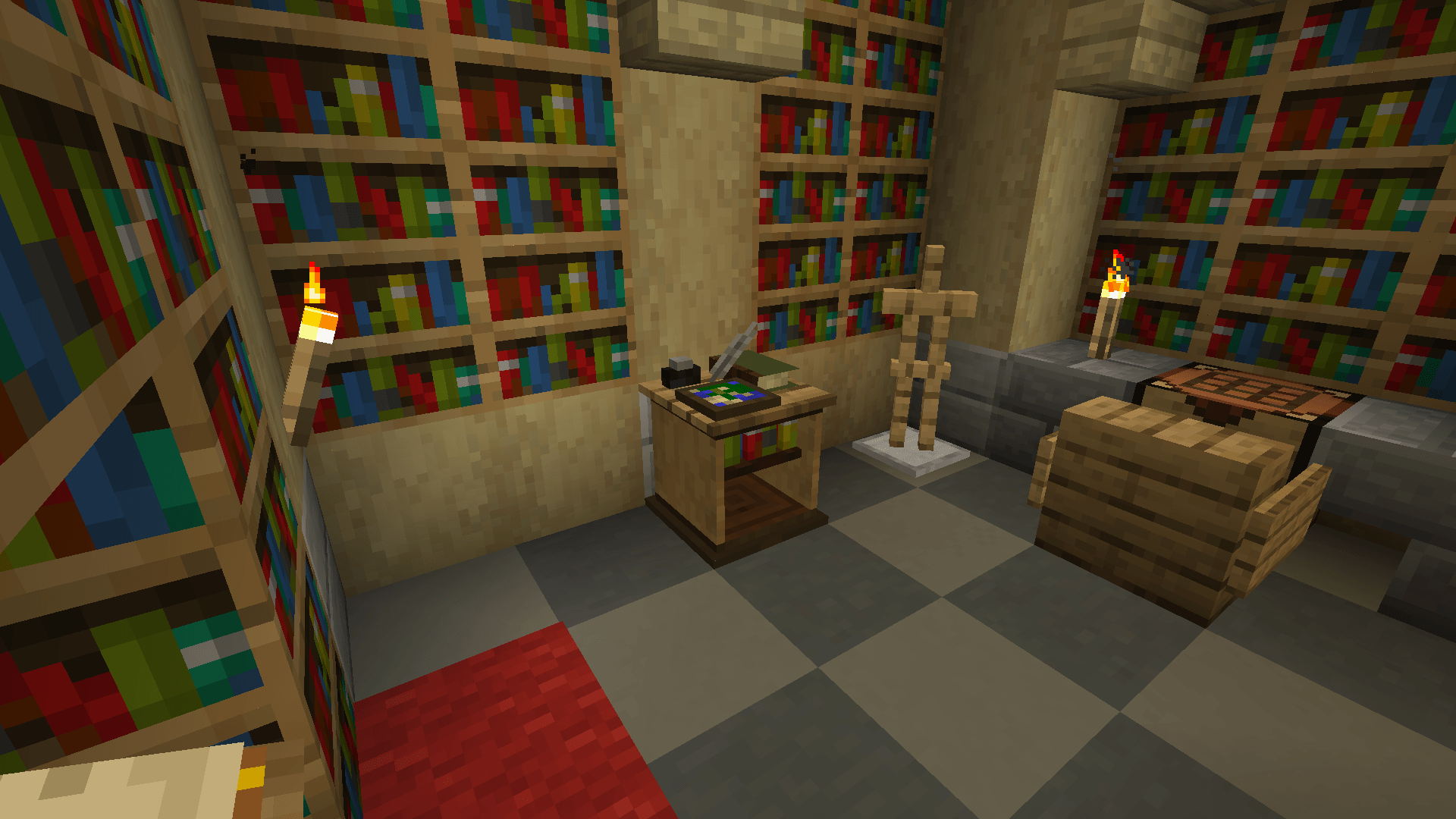 Thumbnail Town hall block hut inside the medieval birch town hall by Carlansor