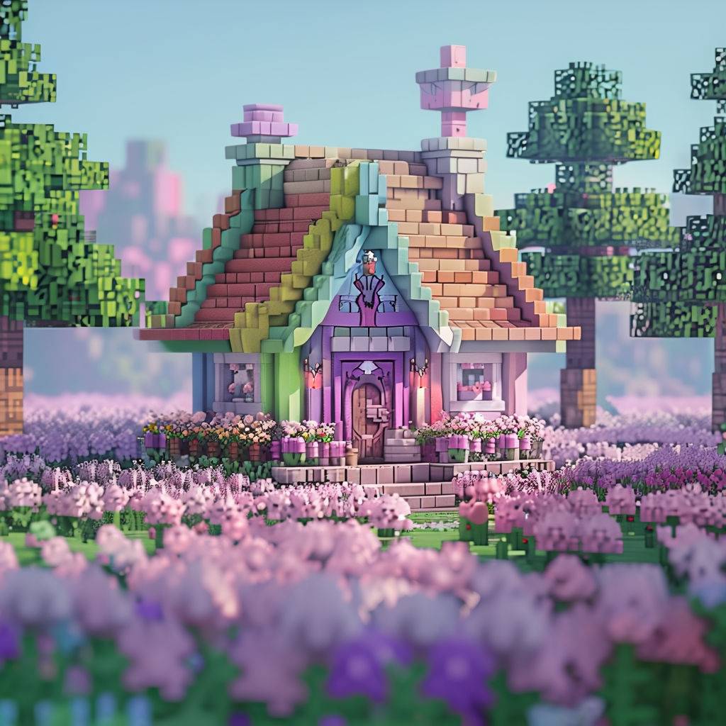 Thumbnail pastel-colors-minecraft--cottage-flowers--trees-witchy-vibes-62724125 (1).jpeg