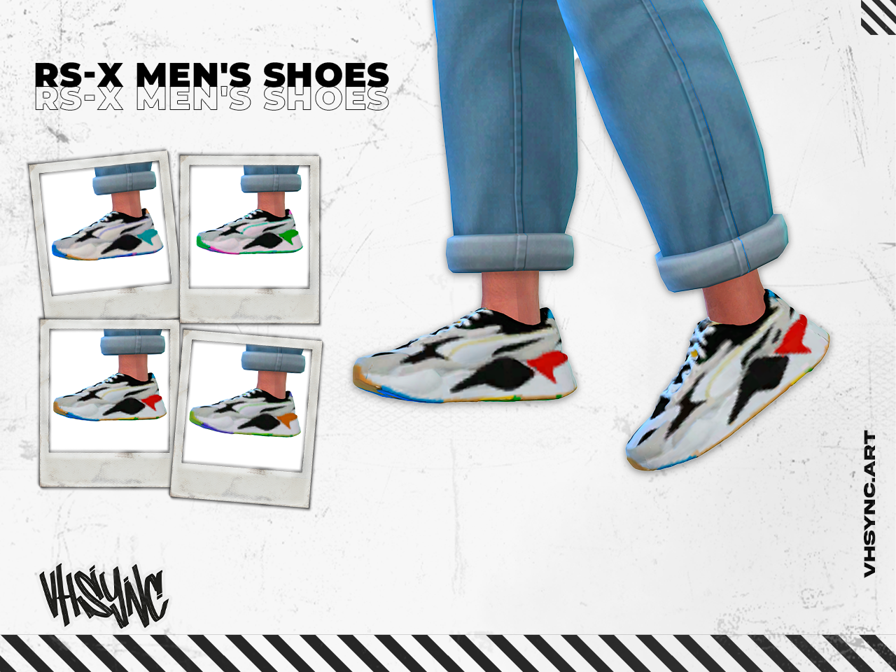 [VHSync] RS-X men's shoes - Gallery - The Sims 4 Create a Sim - CurseForge