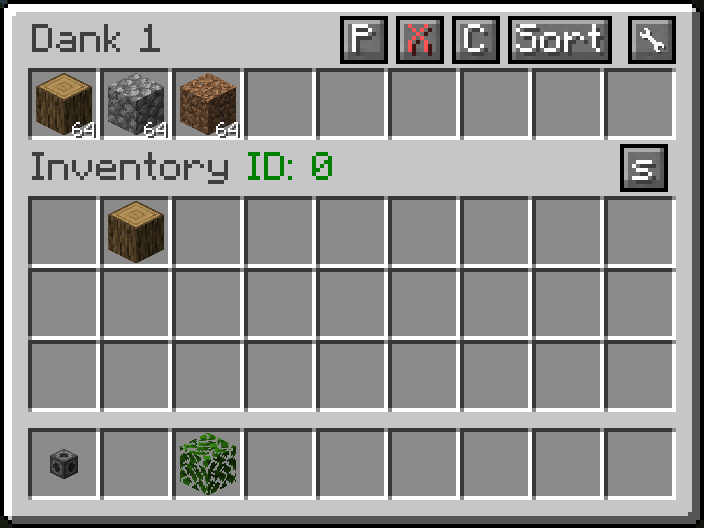 Dank Storage GUI