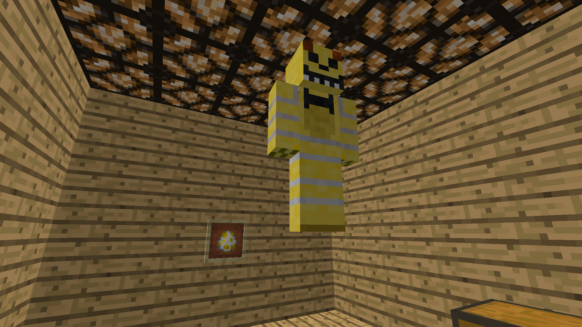 Thumbnail This is Golden Freddy's new texture. I think that this is the fourth time that he has been retextured. But I can't say for sure. He may look the same, but trust me, the texture is slightly different if you look close enough.