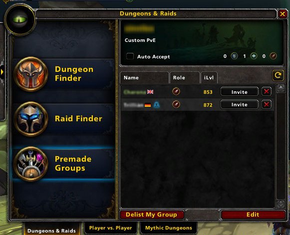 wow group finder addon