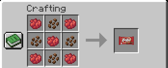 Wrapped KitKat Crafting Recipe