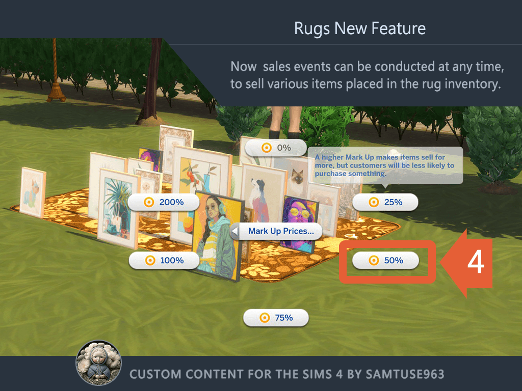 You can choose different selling prices to make a profit.