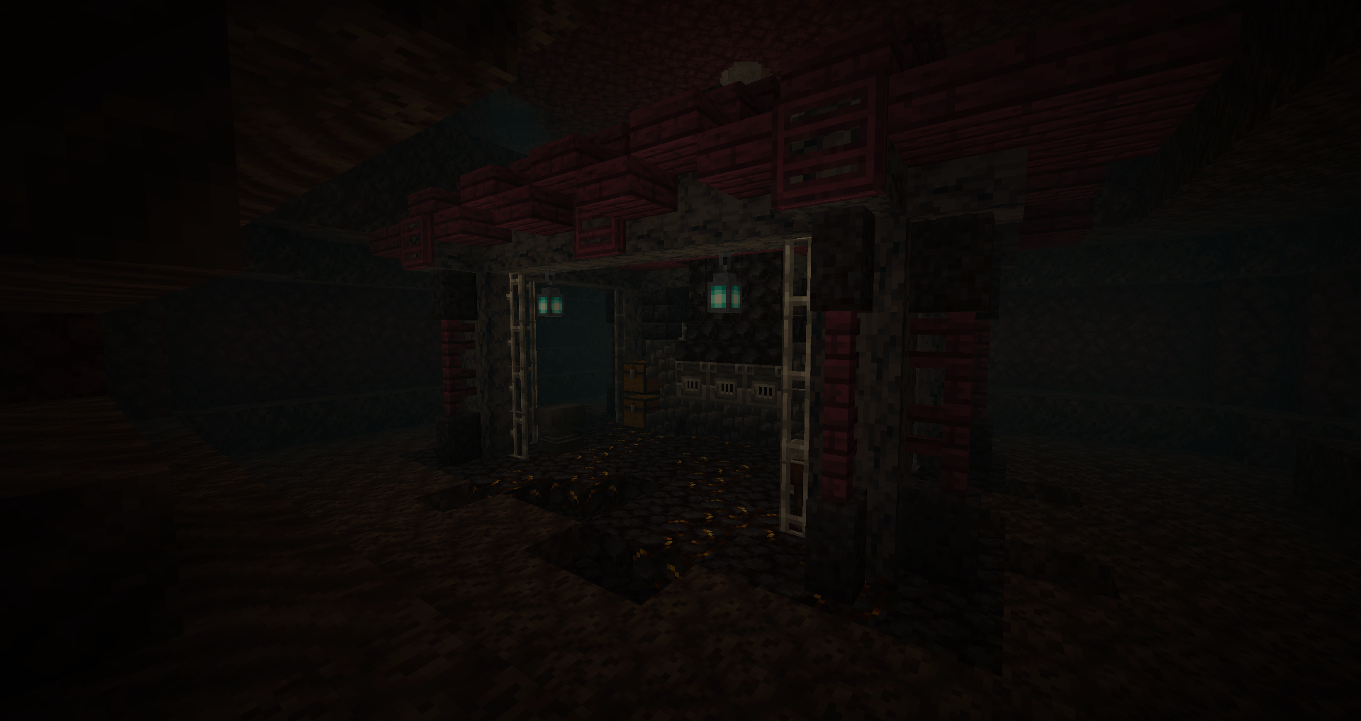 The structure where you can find the fiery armor trim.