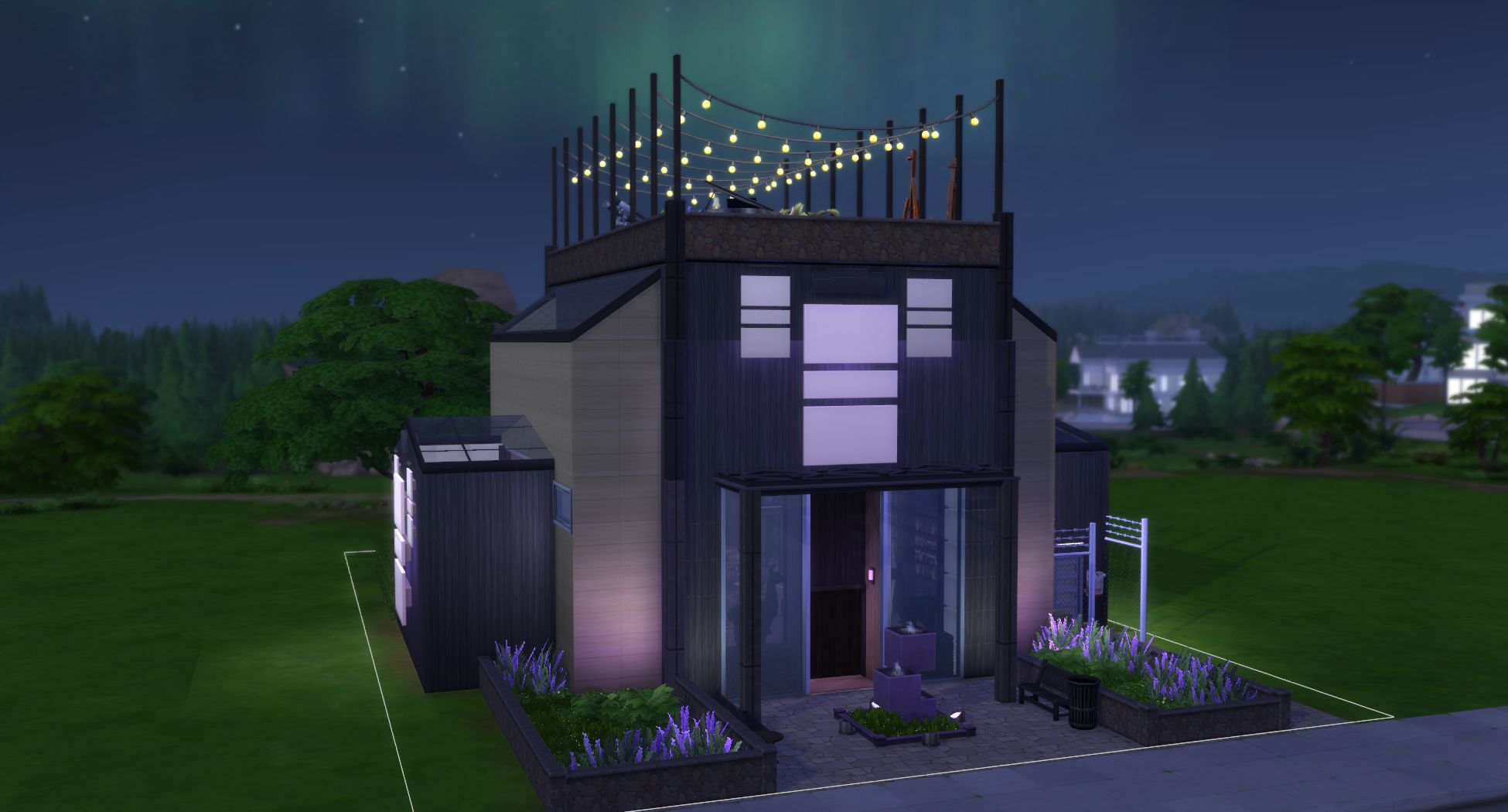 Nightclub with rooftop hangout | Luxury Party | No CC - The Sims 4 ...