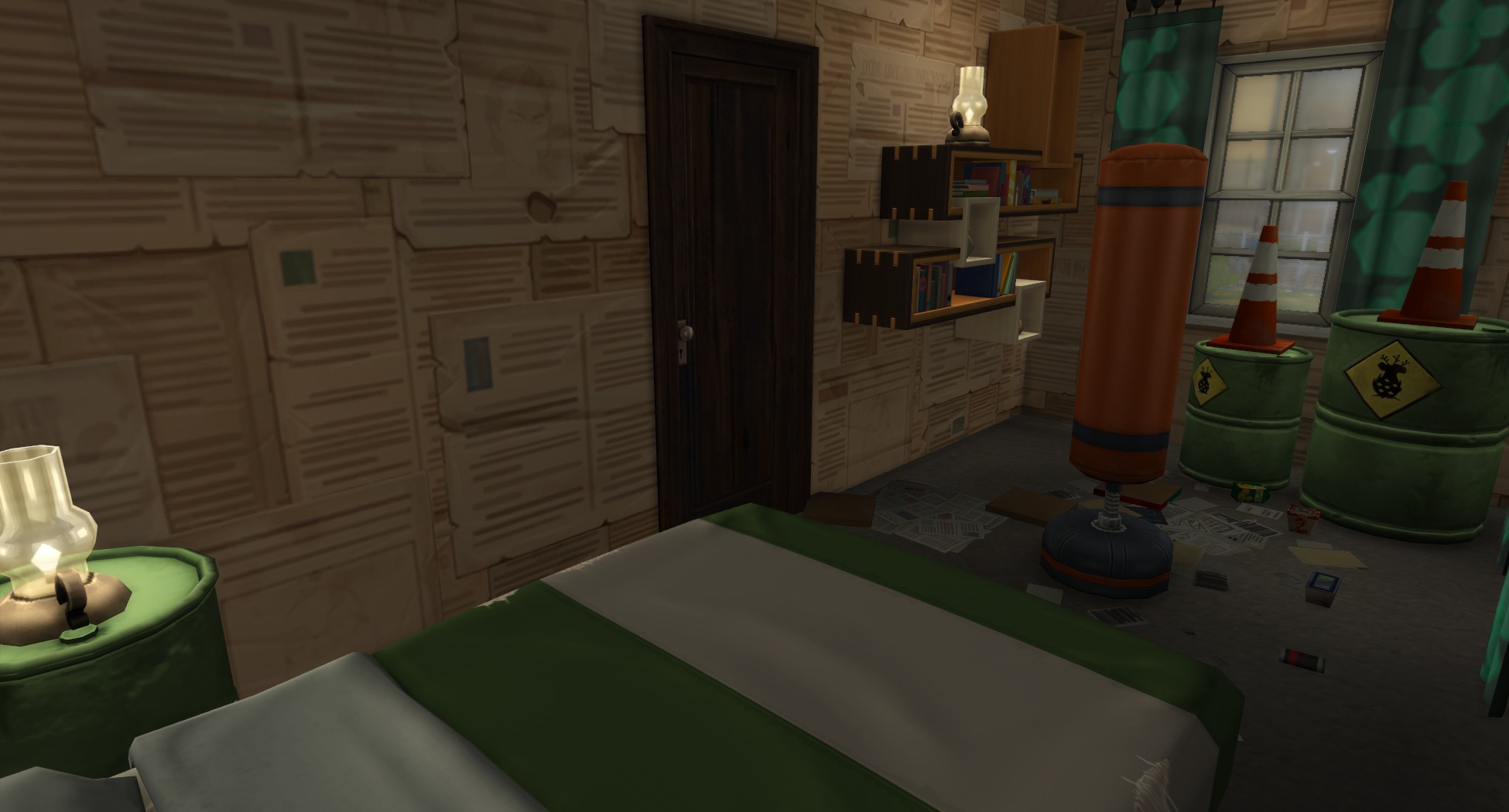 Starter house with attic | Eco Lifestyle | No CC - The Sims 4 Rooms ...