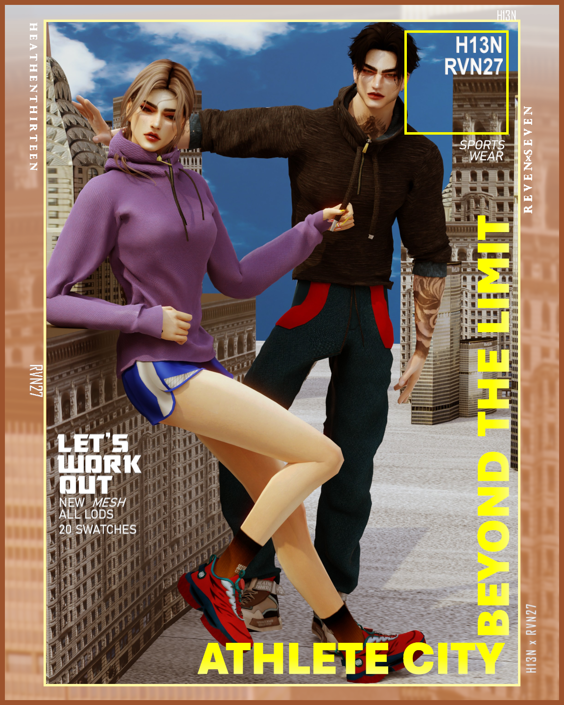 Women's Quarter Zip Slim Fit Hoodie - The Sims 4 Create a Sim