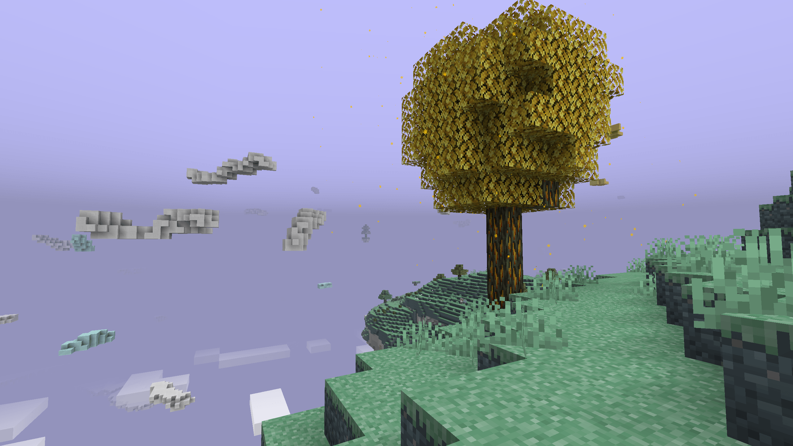 New golden oak tree bark!