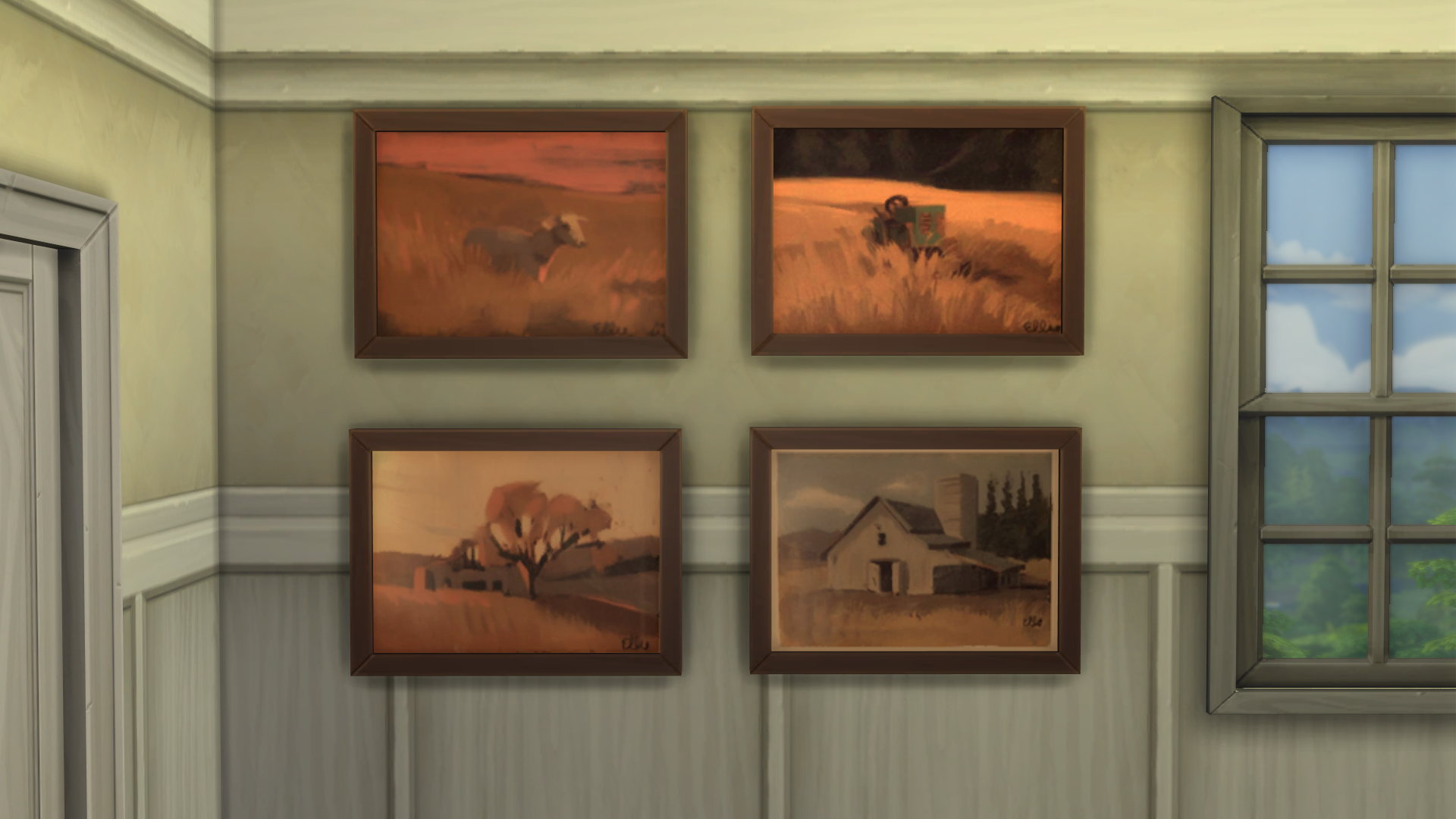 Ellie's Framed Paintings