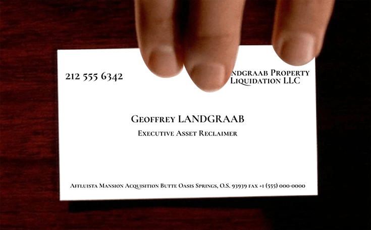 Present Your Business Card