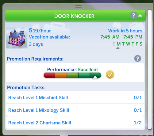 Door Knocker Career Level