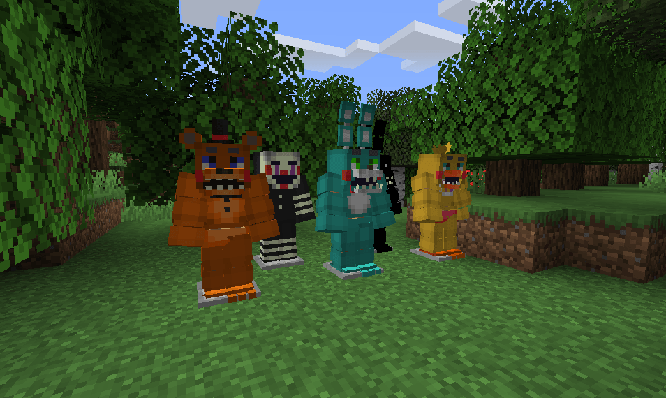 Fnaf Armor Mod Screenshots - Mods - Minecraft